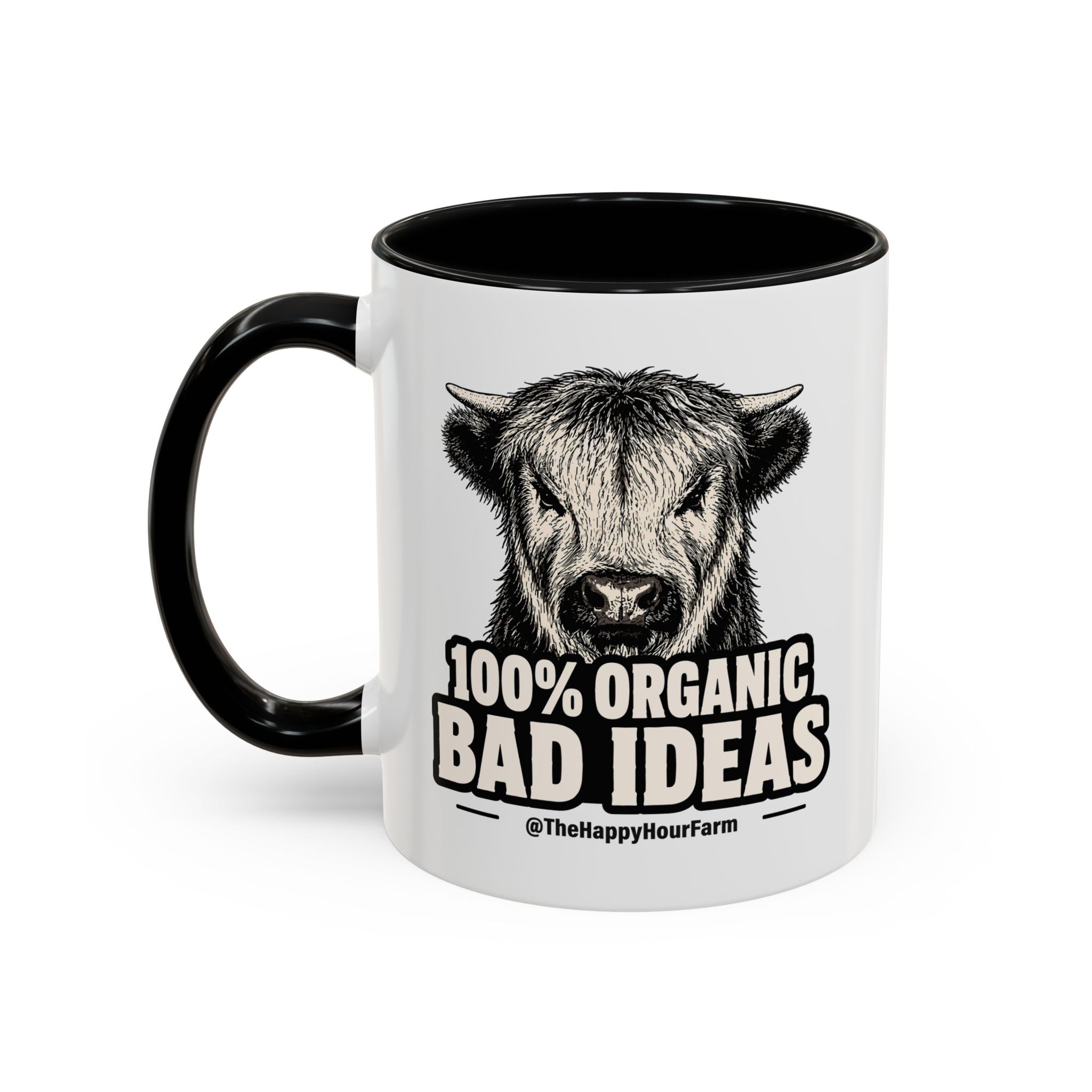 100% Organic Bad Ideas Coffee Mug