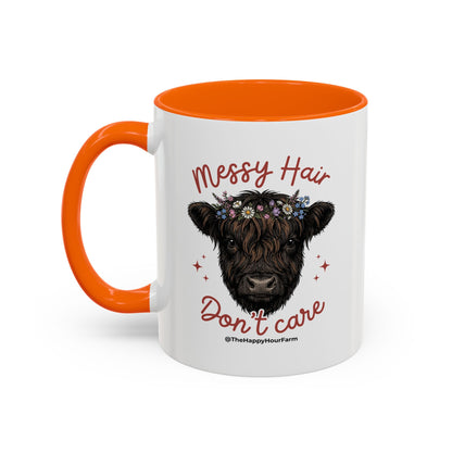 Messy Hair, Don't Care Coffee Mug