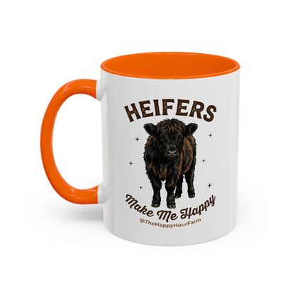 Heifers Make Me Happy Coffee Mug