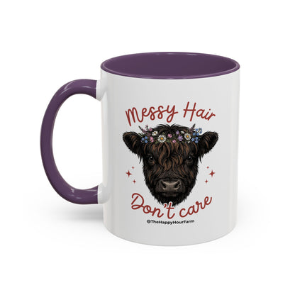 Messy Hair, Don't Care Coffee Mug