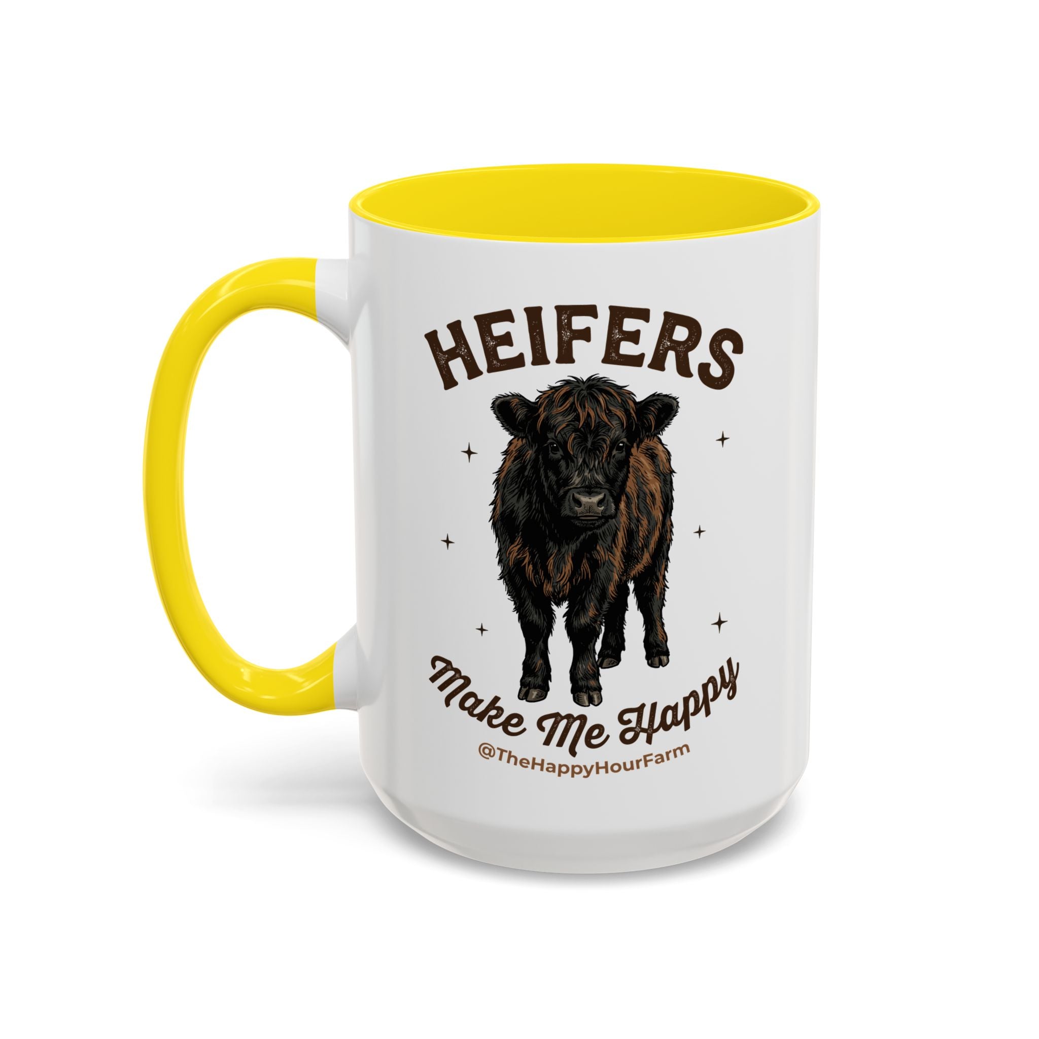 Heifers Make Me Happy Coffee Mug