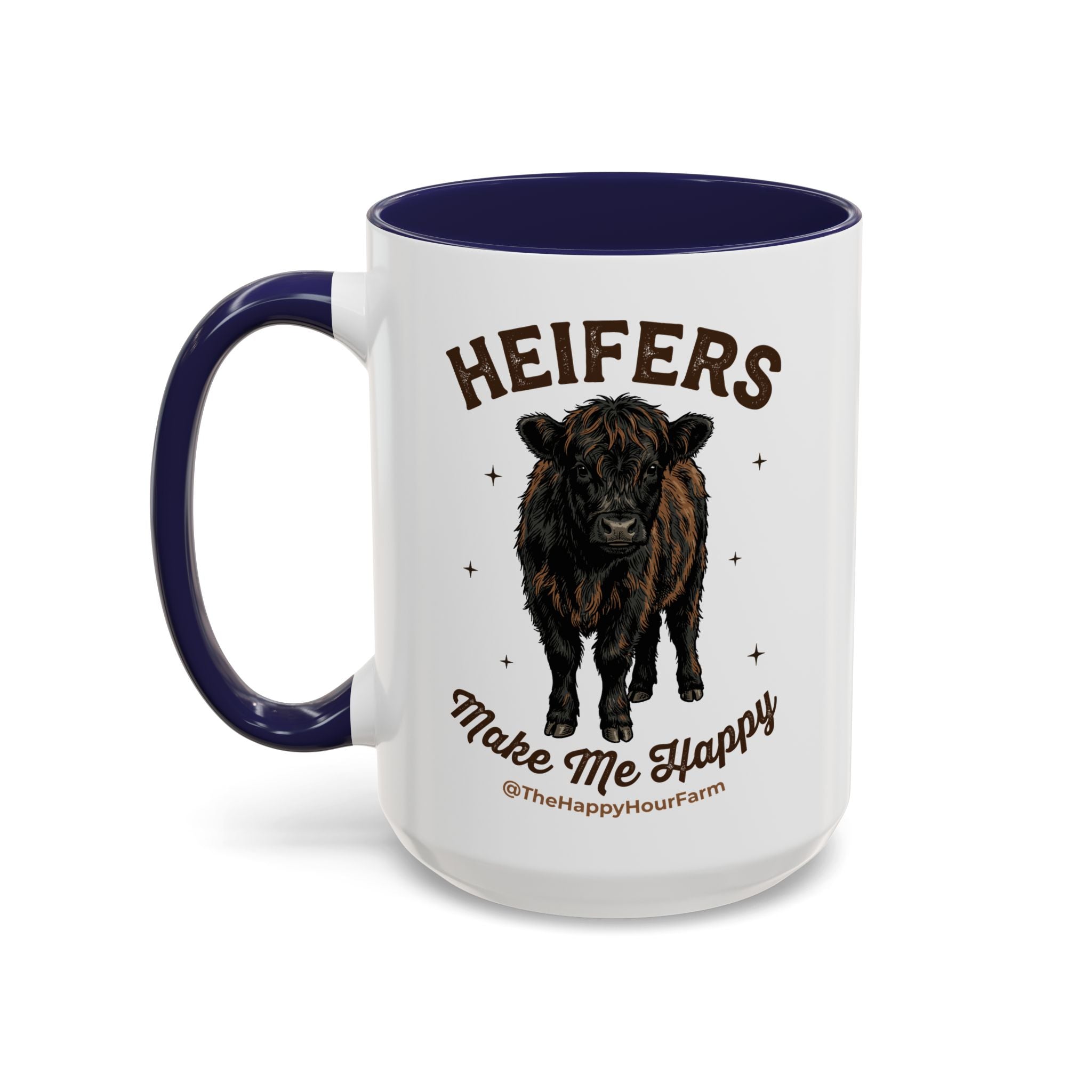 Heifers Make Me Happy Coffee Mug
