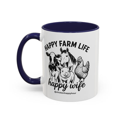 Happy Farm Life Happy Wife 01 Coffee Mug