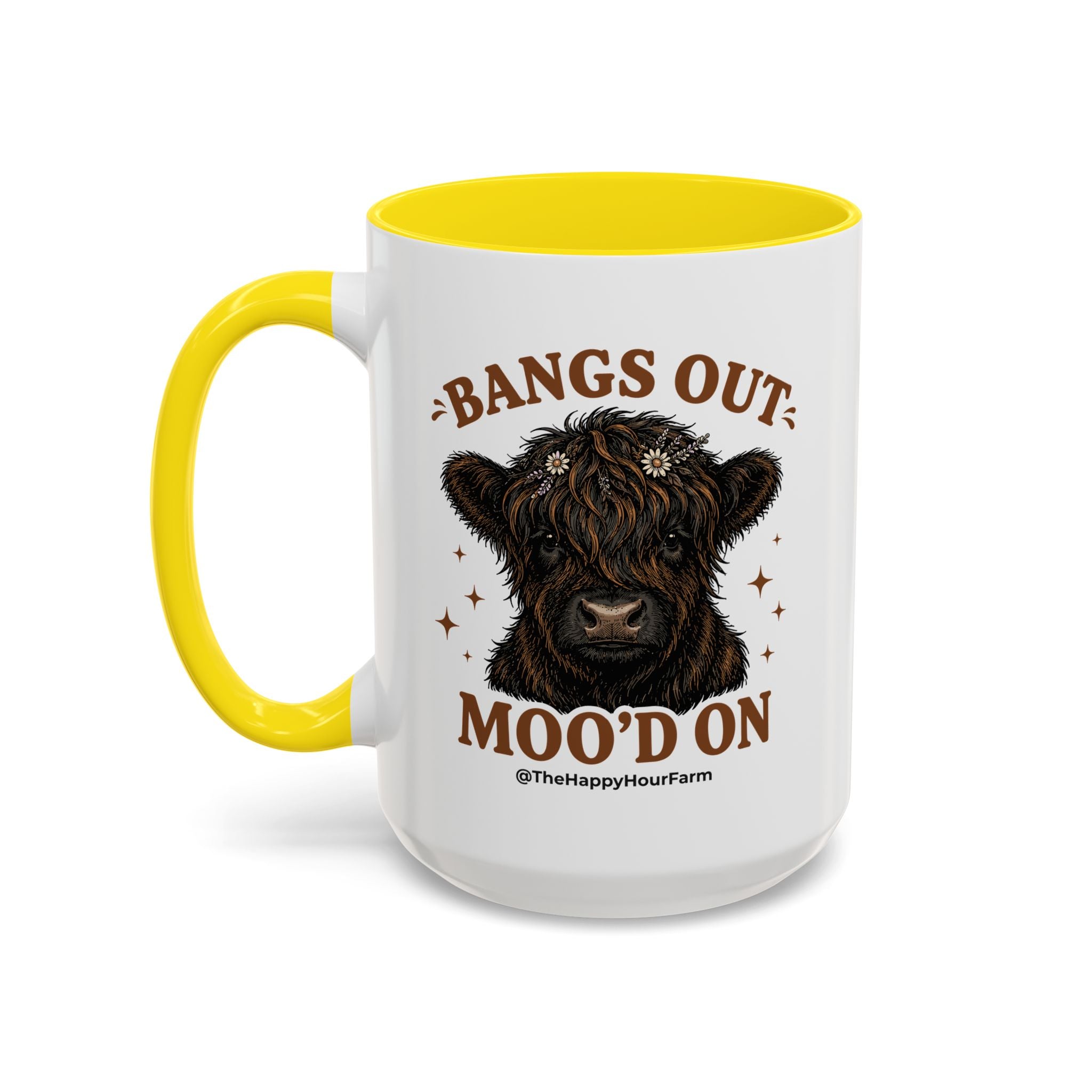 Bangs Out Moo'd On Coffee Mug