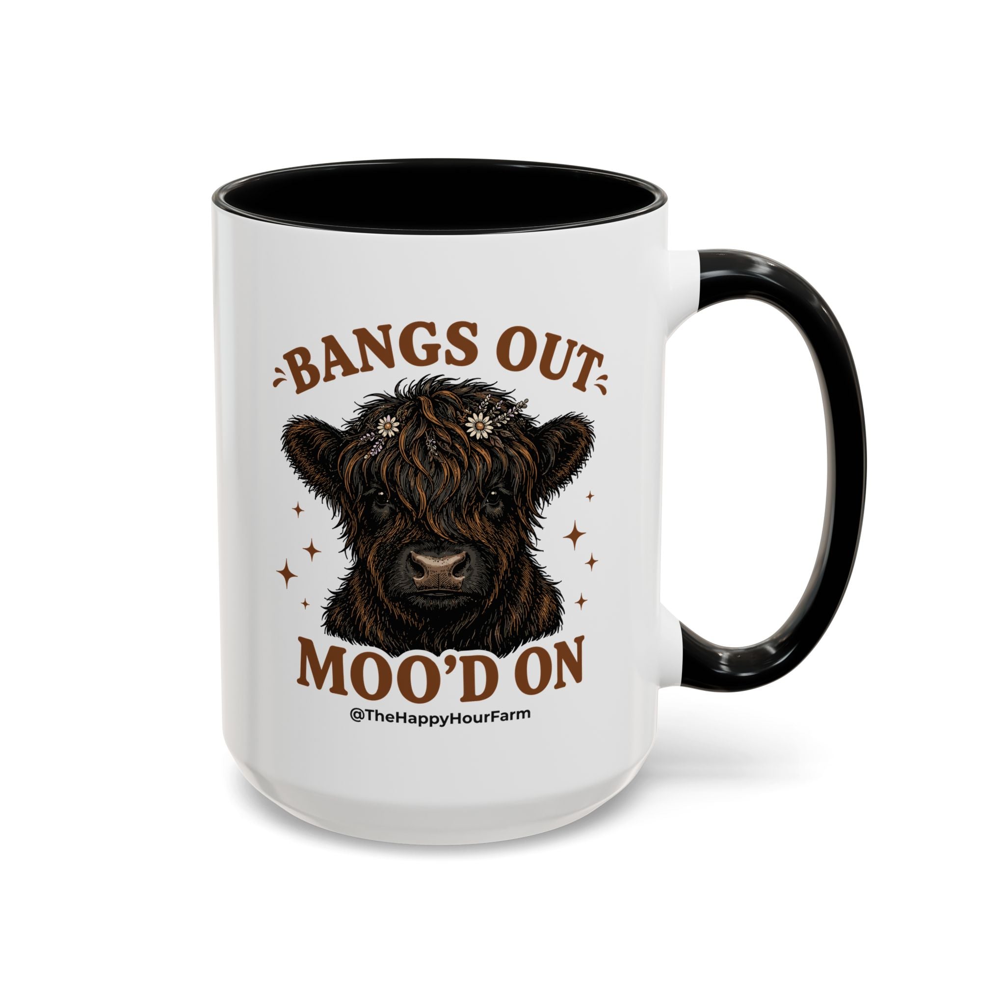 Bangs Out Moo'd On Coffee Mug