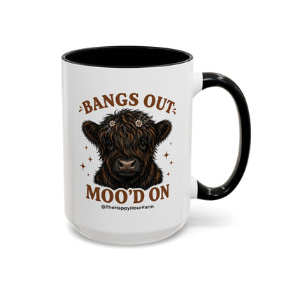 Bangs Out Moo'd On Coffee Mug
