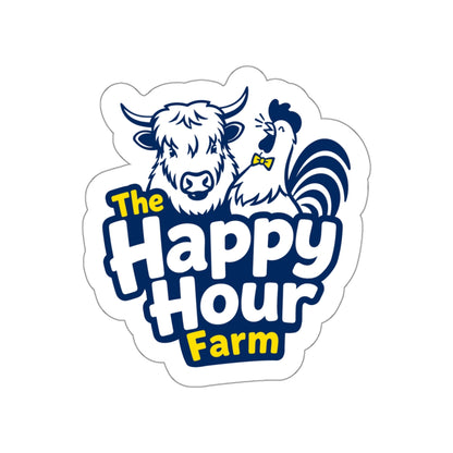 The Happy Hour Farm Logo 3 Sticker