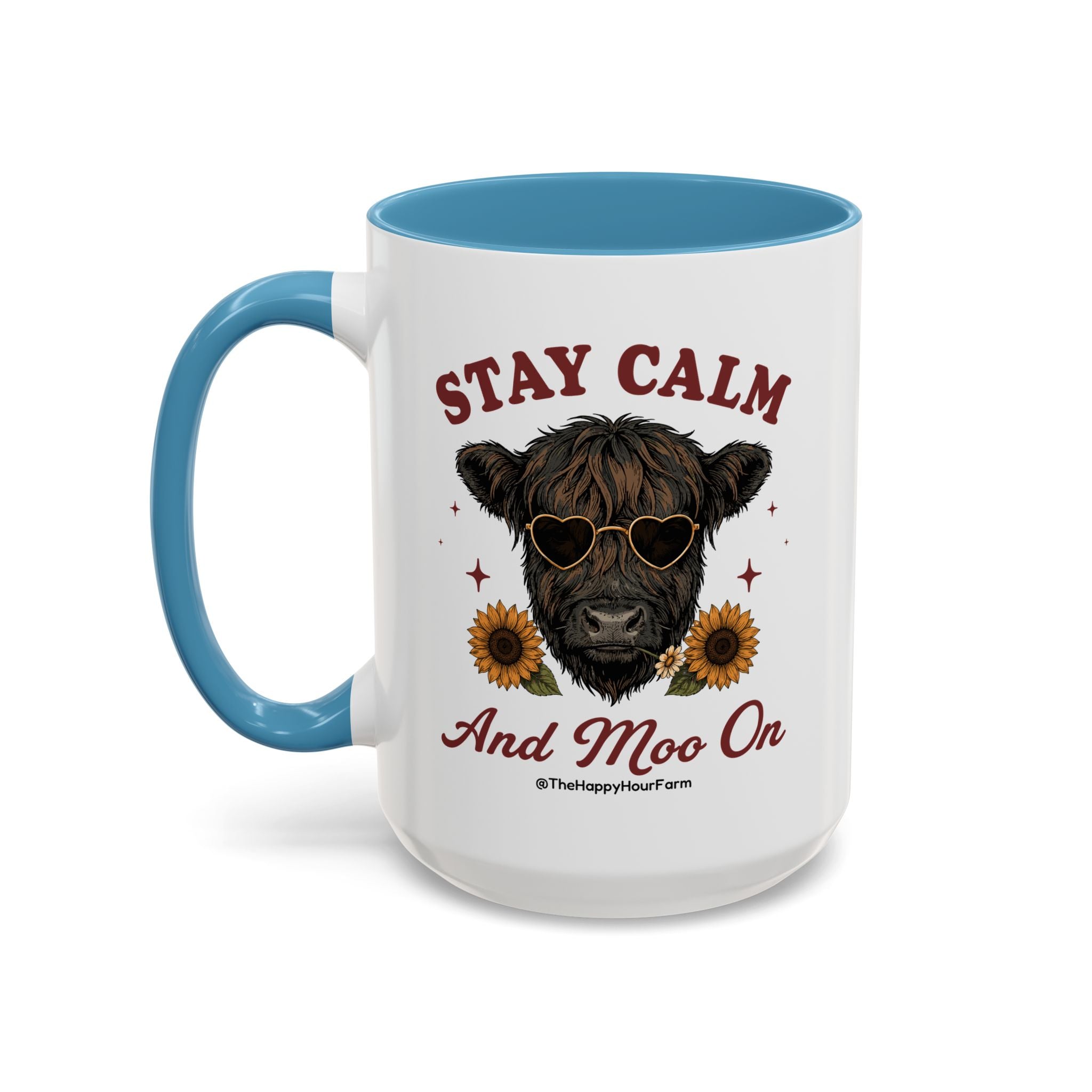 Stay Calm And Moo On Coffee Mug