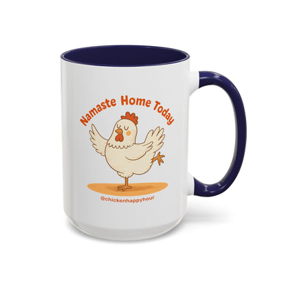Namaste Cluck Coffee Mug
