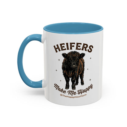 Heifers Make Me Happy Coffee Mug
