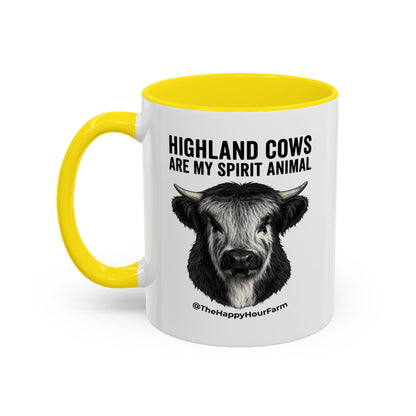 Highland Cows Are My Spirit Animal Coffee Mug