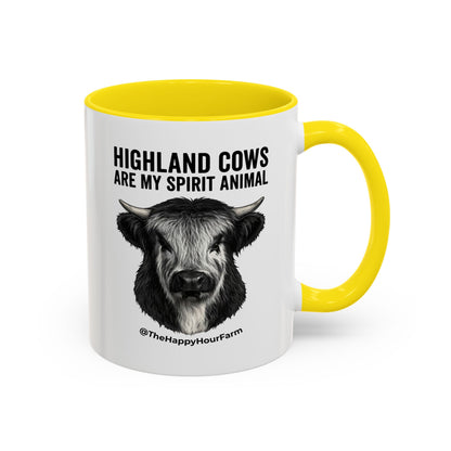 Highland Cows Are My Spirit Animal Coffee Mug