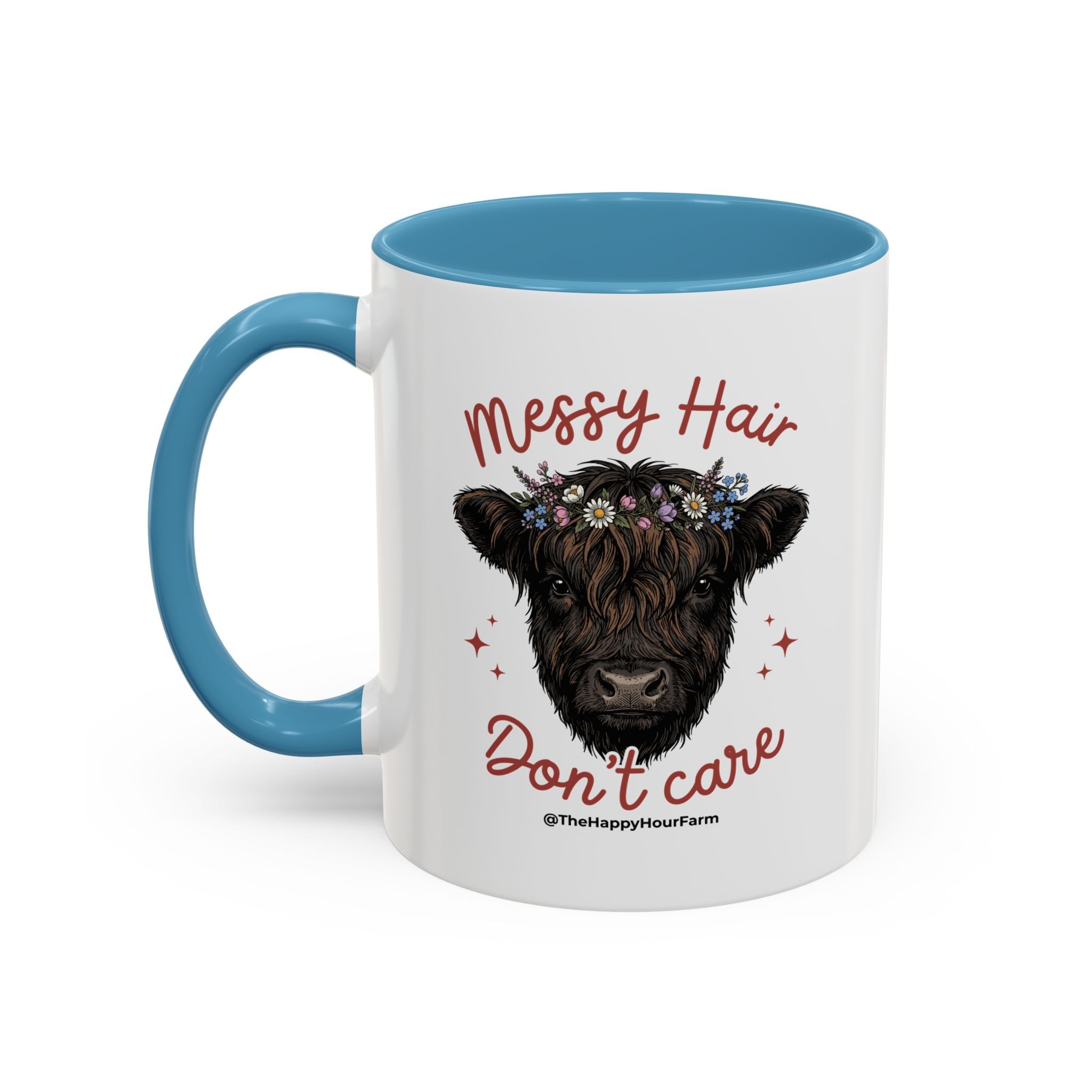 Messy Hair, Don't Care Coffee Mug