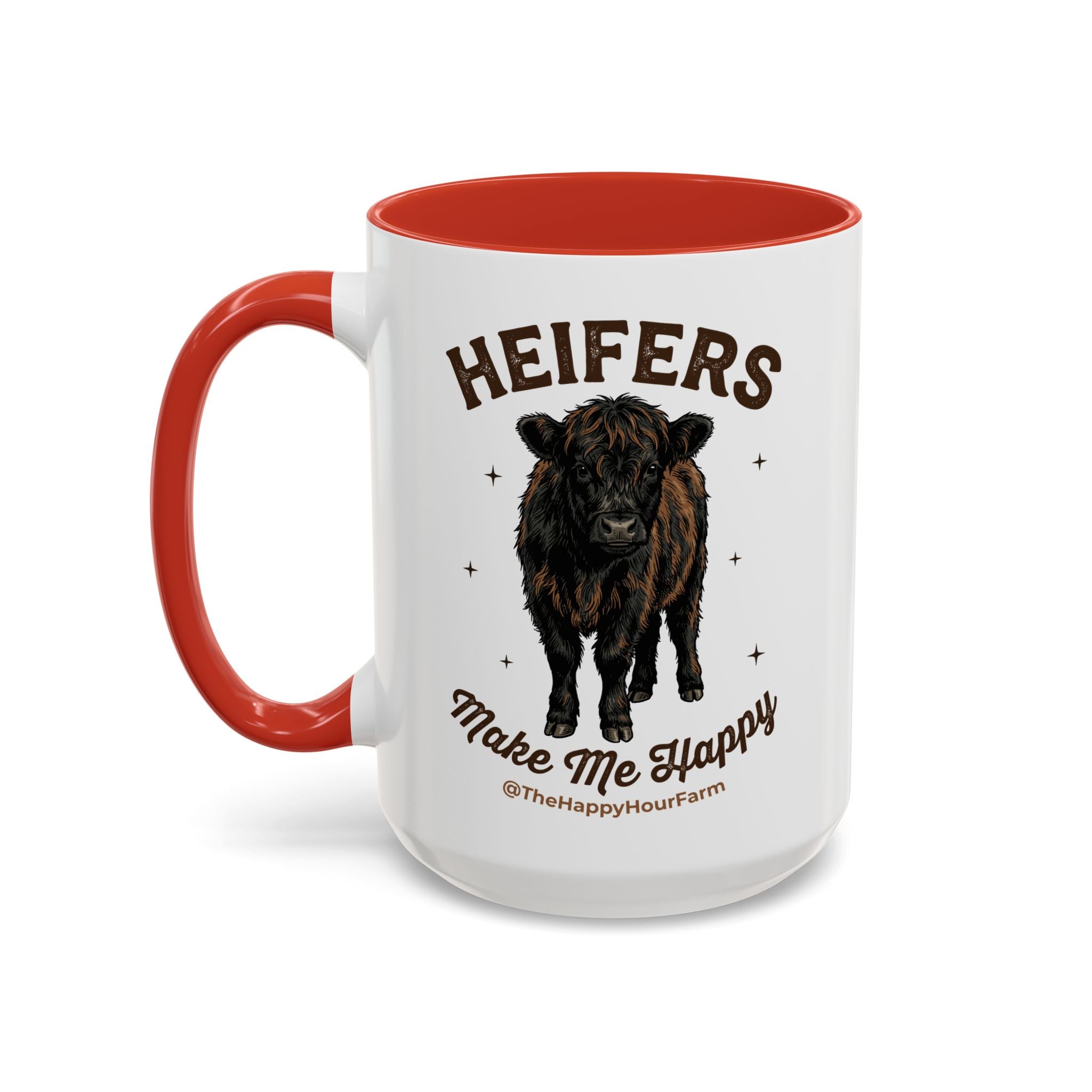 Heifers Make Me Happy Coffee Mug