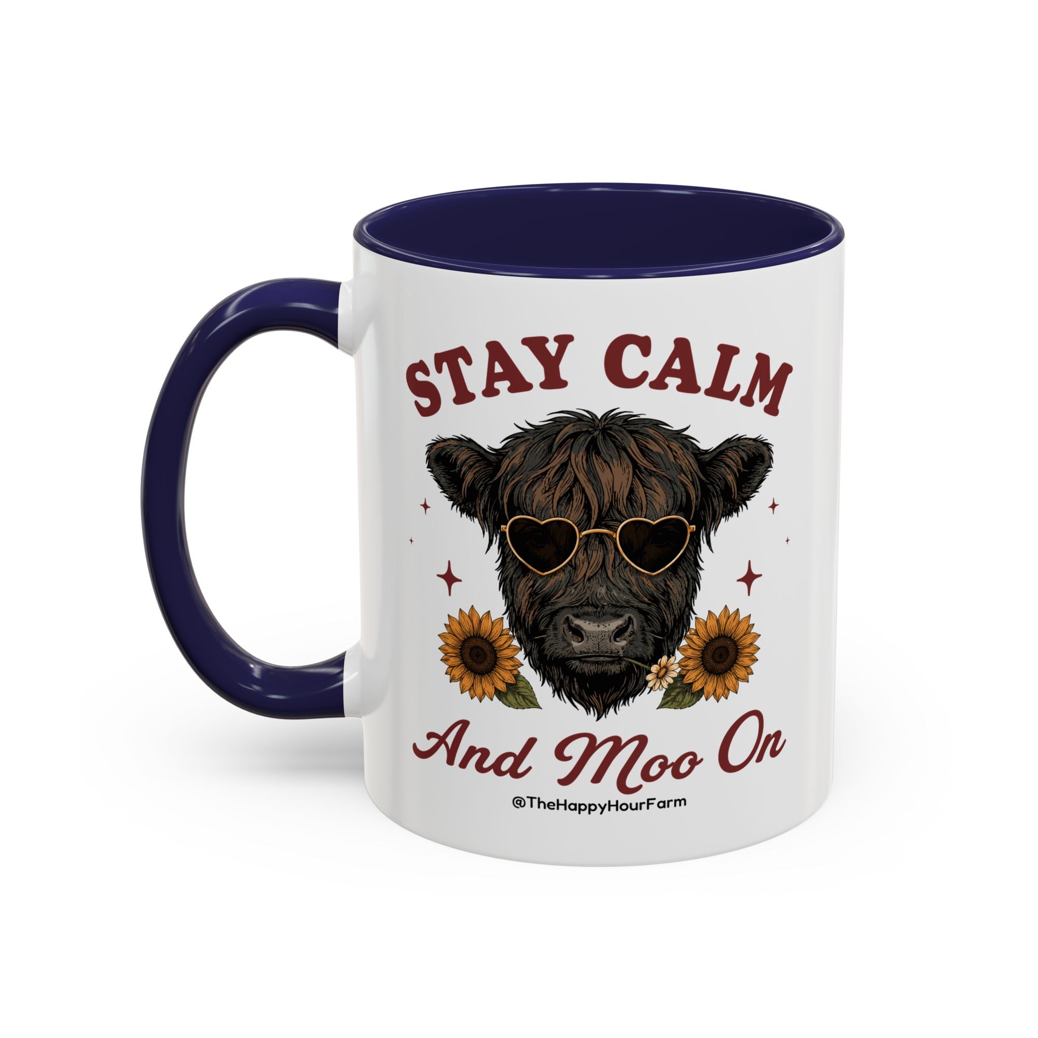 Stay Calm And Moo On Coffee Mug