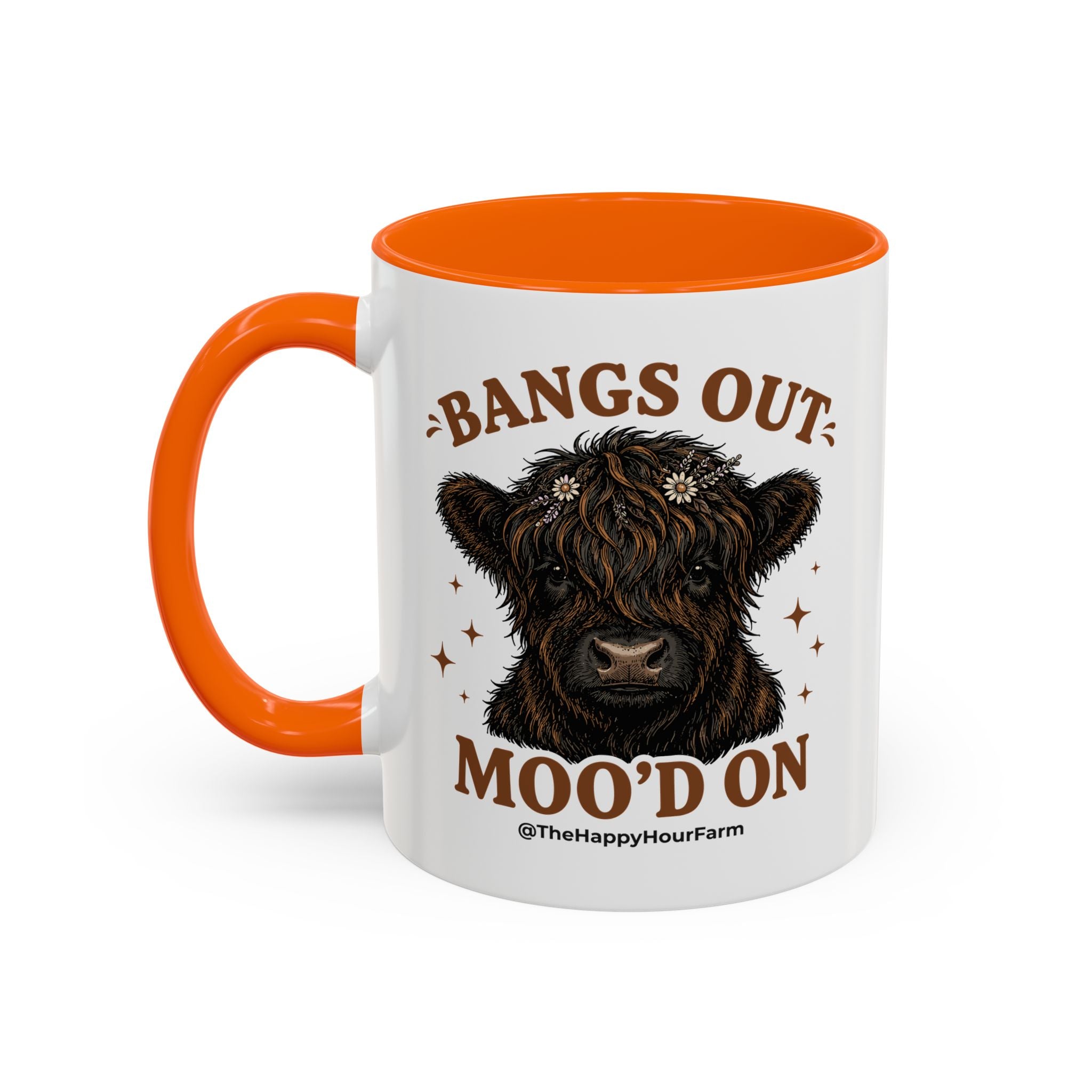 Bangs Out Moo'd On Coffee Mug