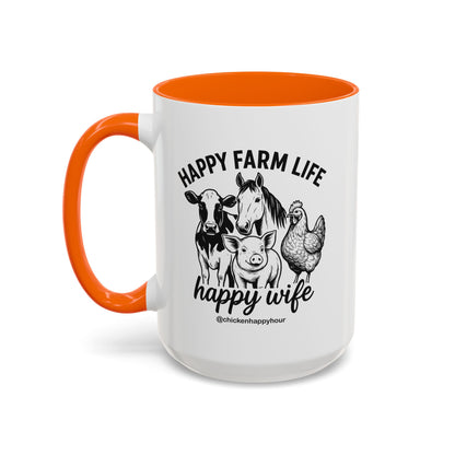 Happy Farm Life Happy Wife 01 Coffee Mug
