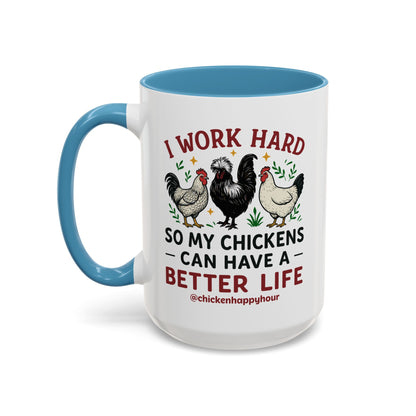 I Work Hard Coffee Mug