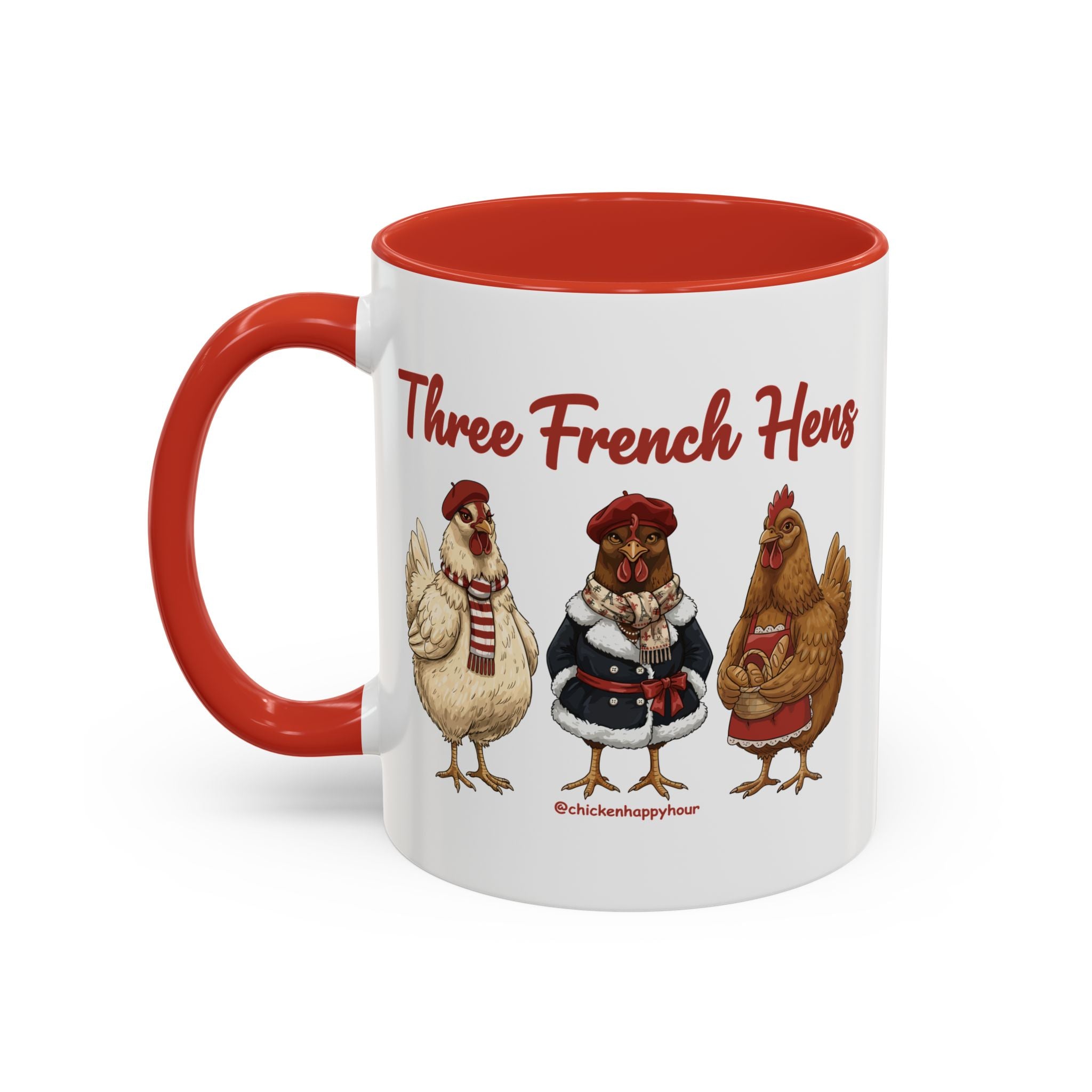 Three French Hens Coffee Mug
