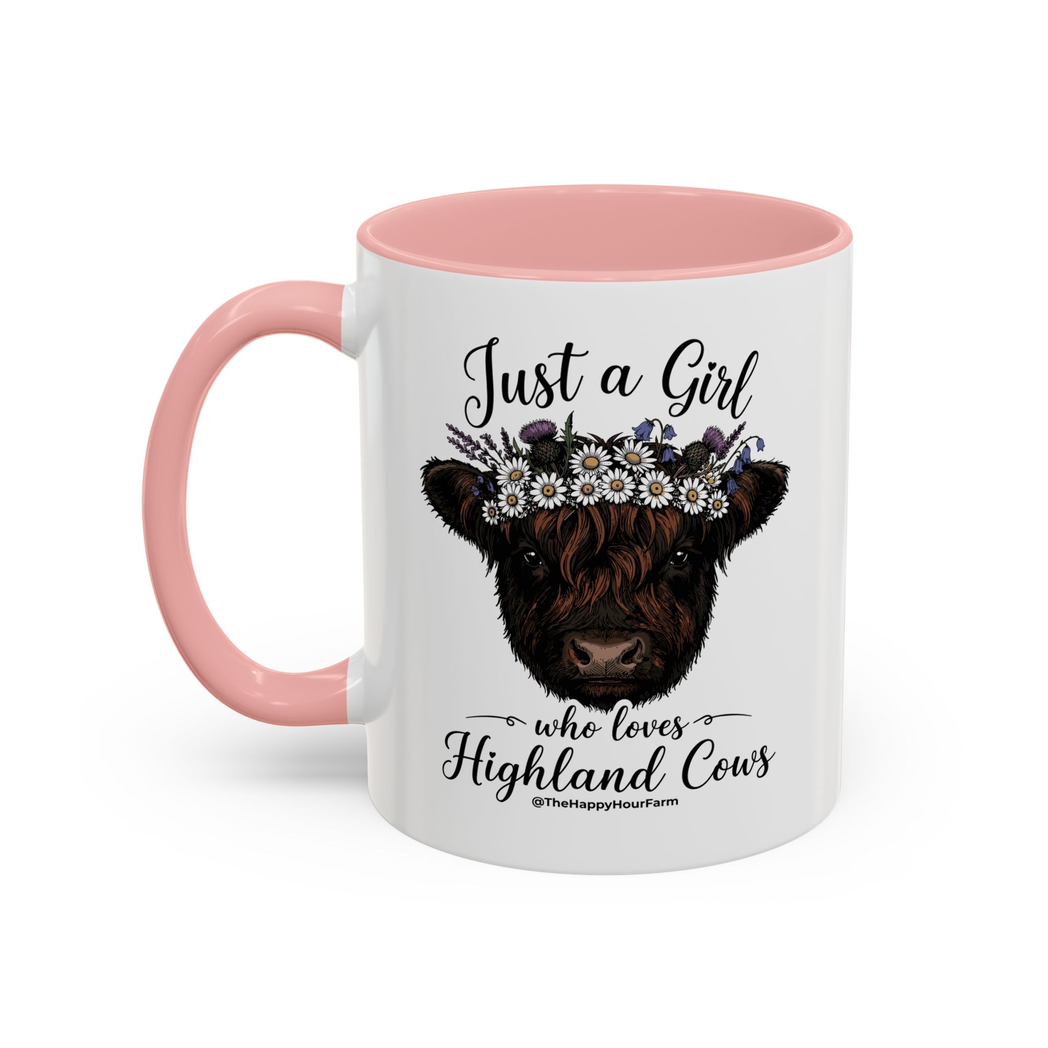 Just a Girl Who Love Highland Cow Coffee Mug