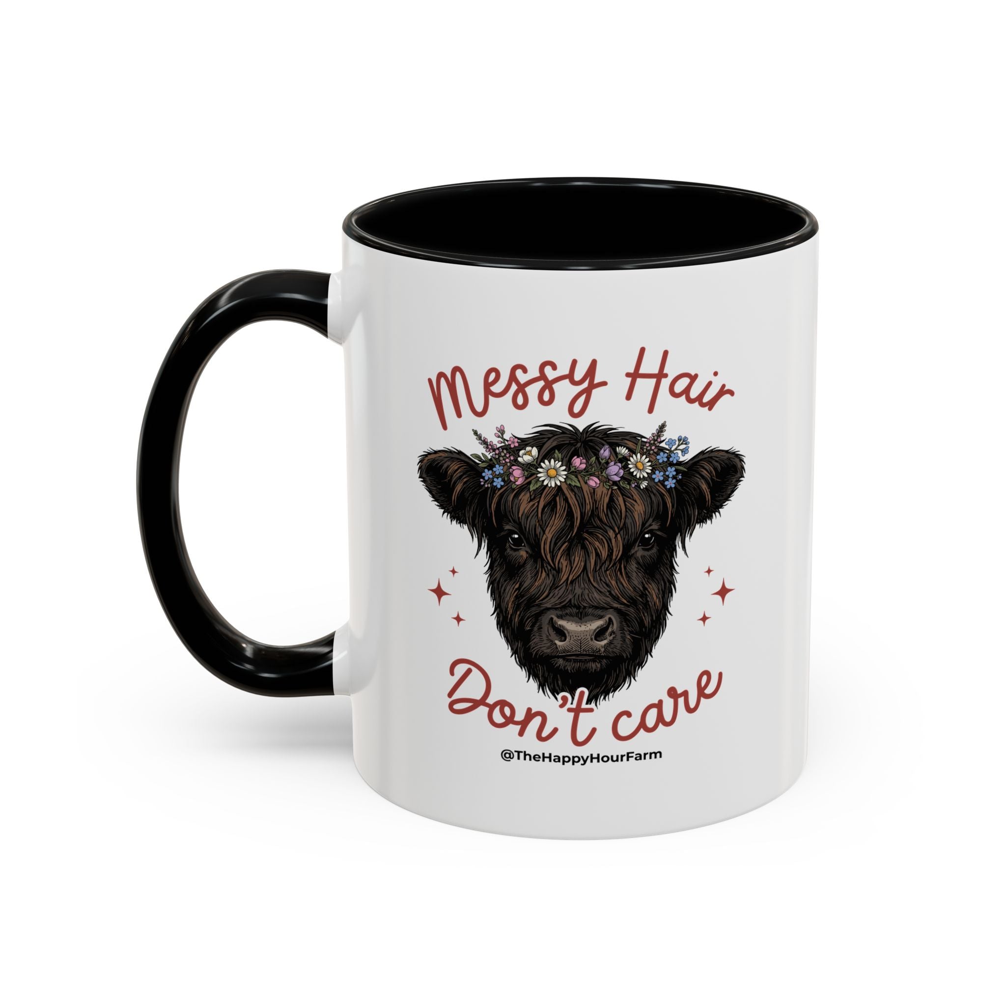 Messy Hair, Don't Care Coffee Mug