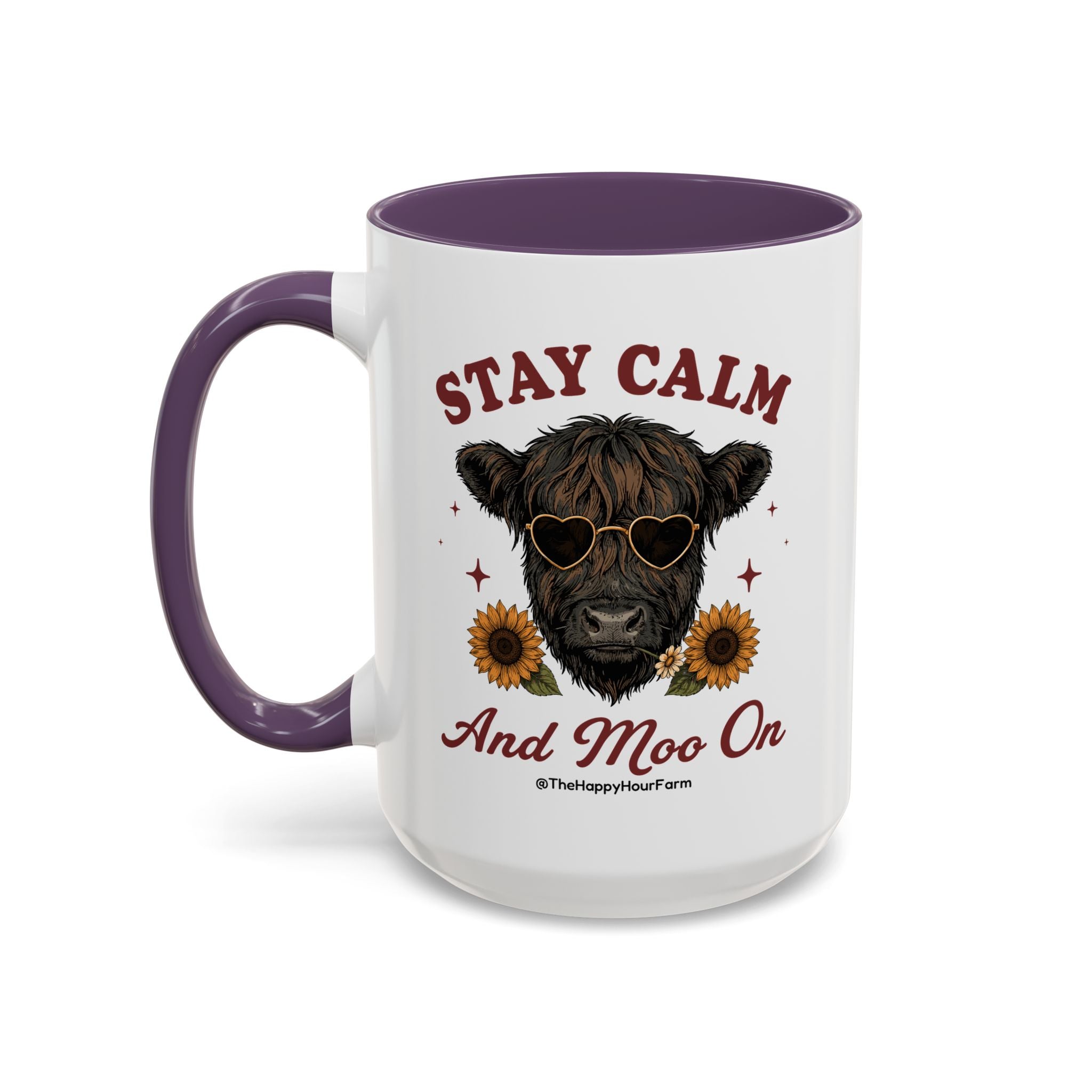 Stay Calm And Moo On Coffee Mug