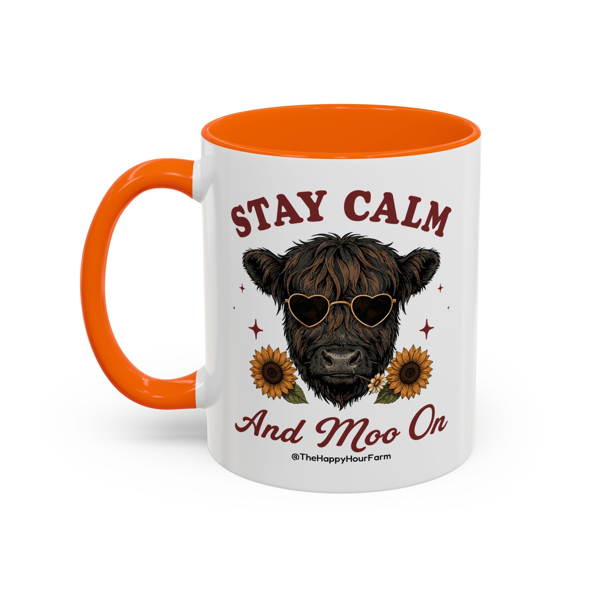 Stay Calm And Moo On Coffee Mug