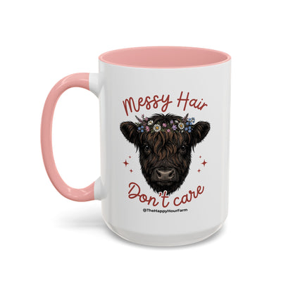 Messy Hair, Don't Care Coffee Mug