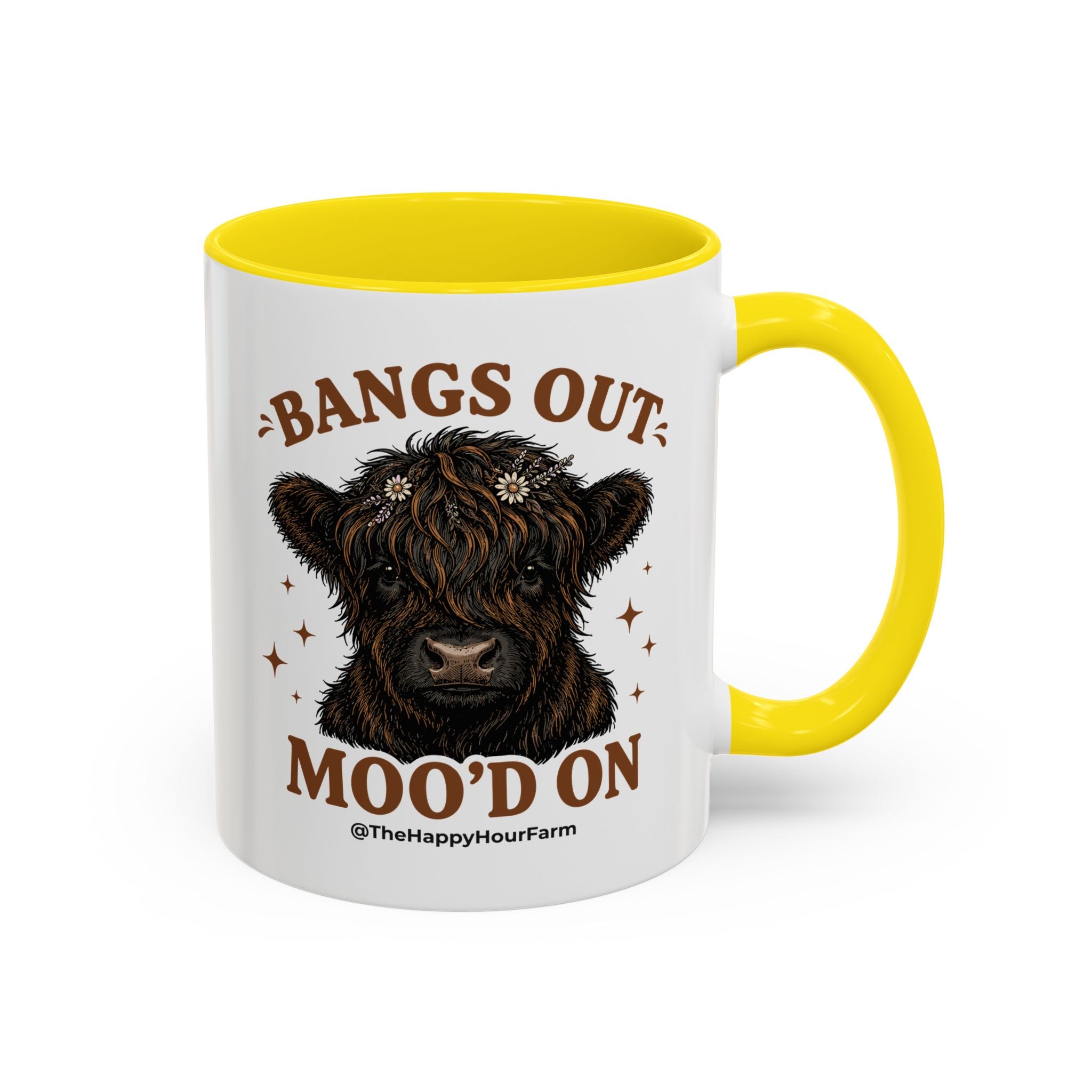 Bangs Out Moo'd On Coffee Mug