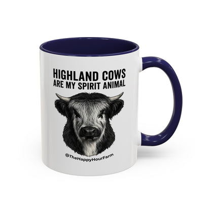 Highland Cows Are My Spirit Animal Coffee Mug
