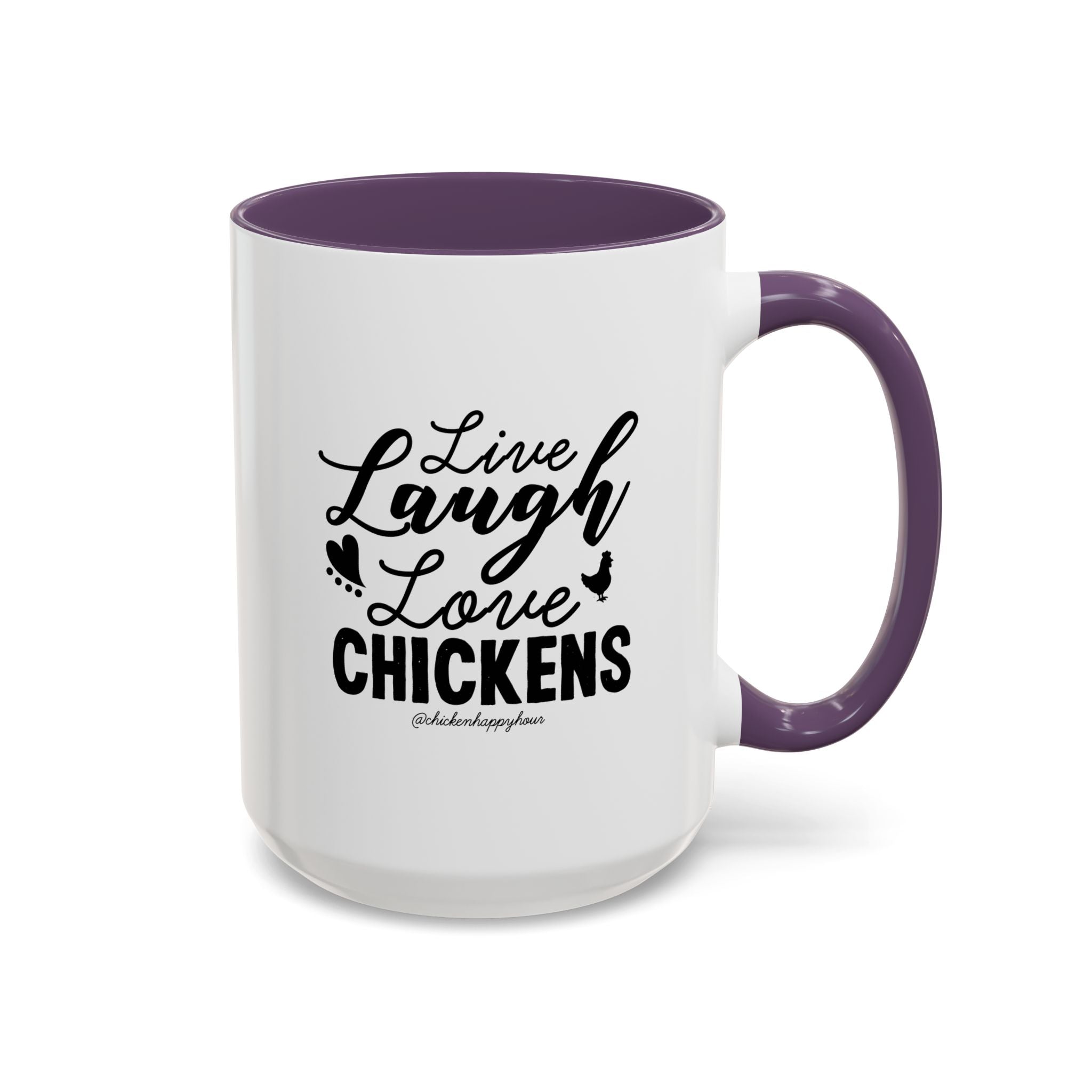Live Laugh Love Chickens Coffee Mug