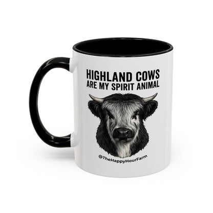 Highland Cows Are My Spirit Animal Coffee Mug