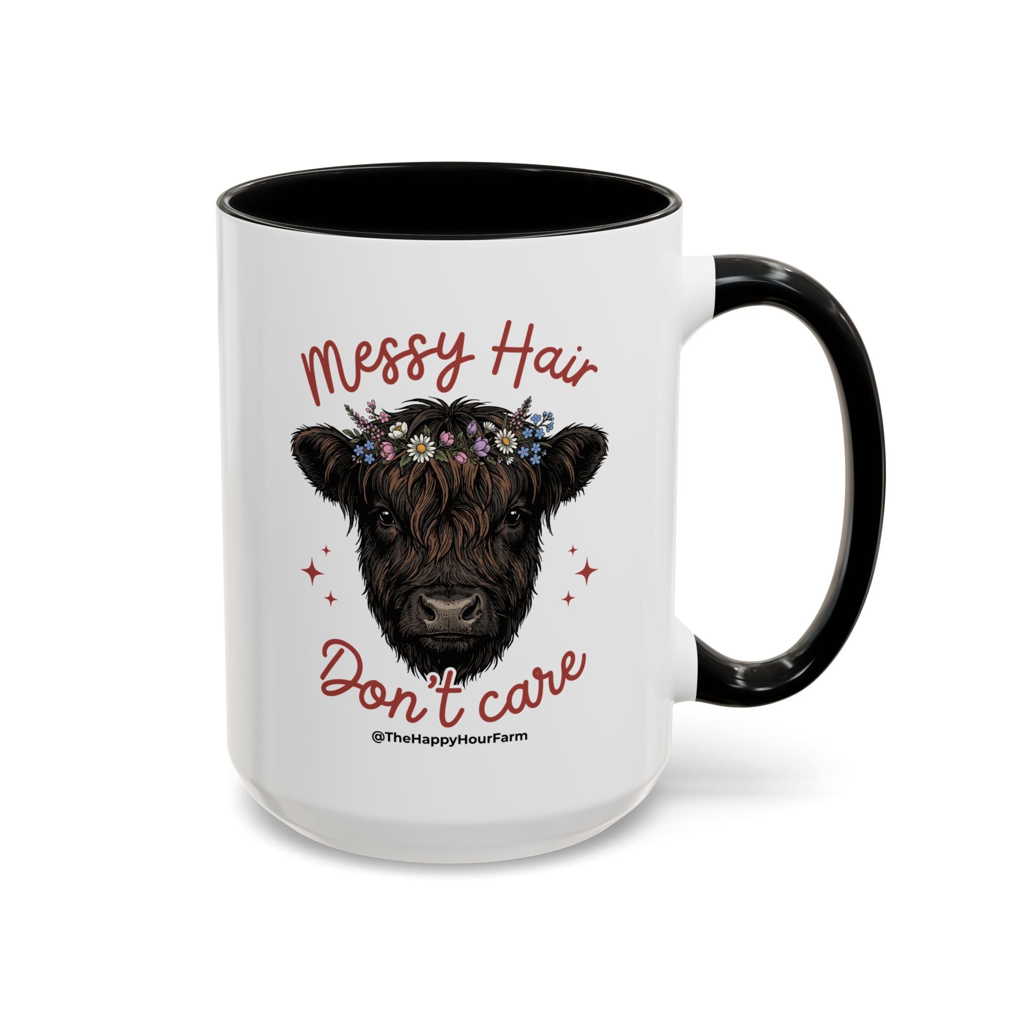 Messy Hair, Don't Care Coffee Mug
