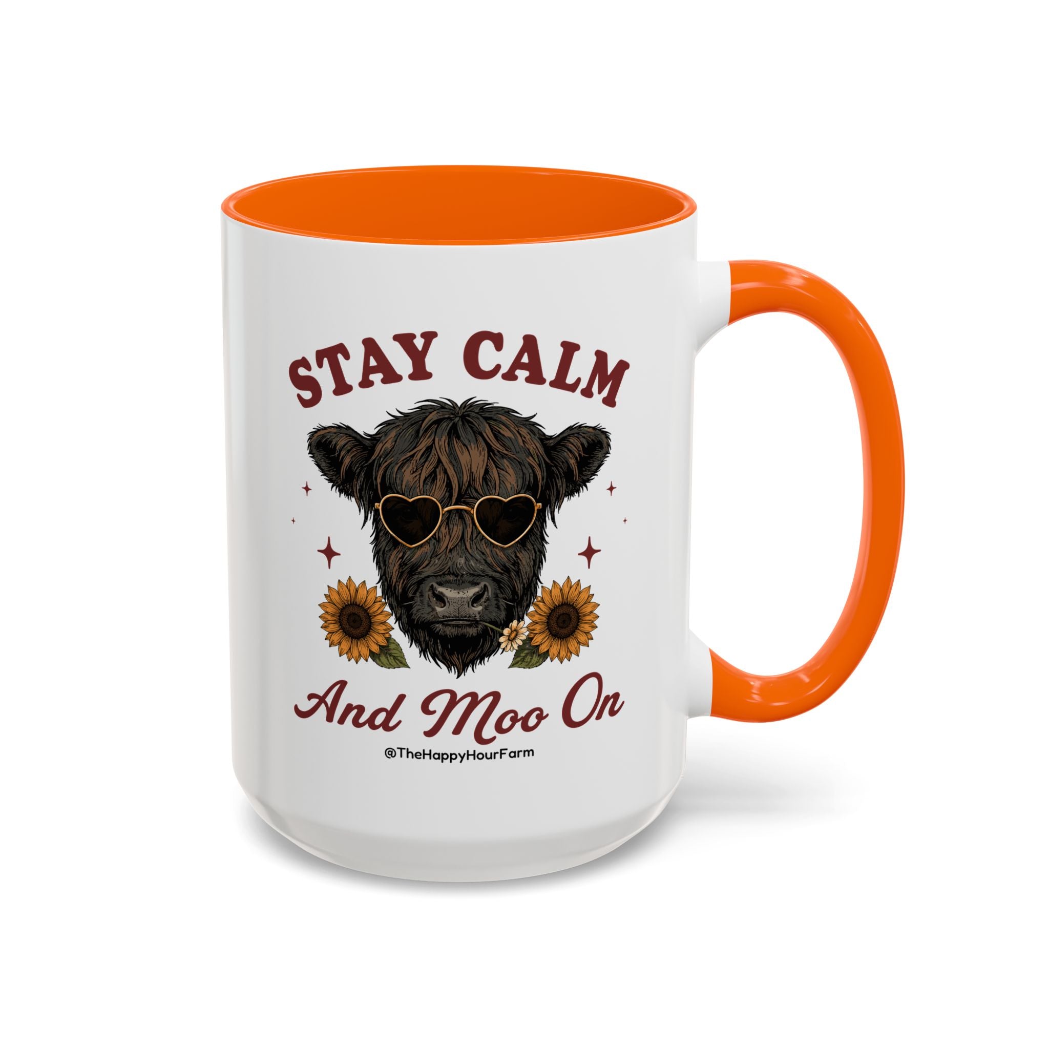 Stay Calm And Moo On Coffee Mug