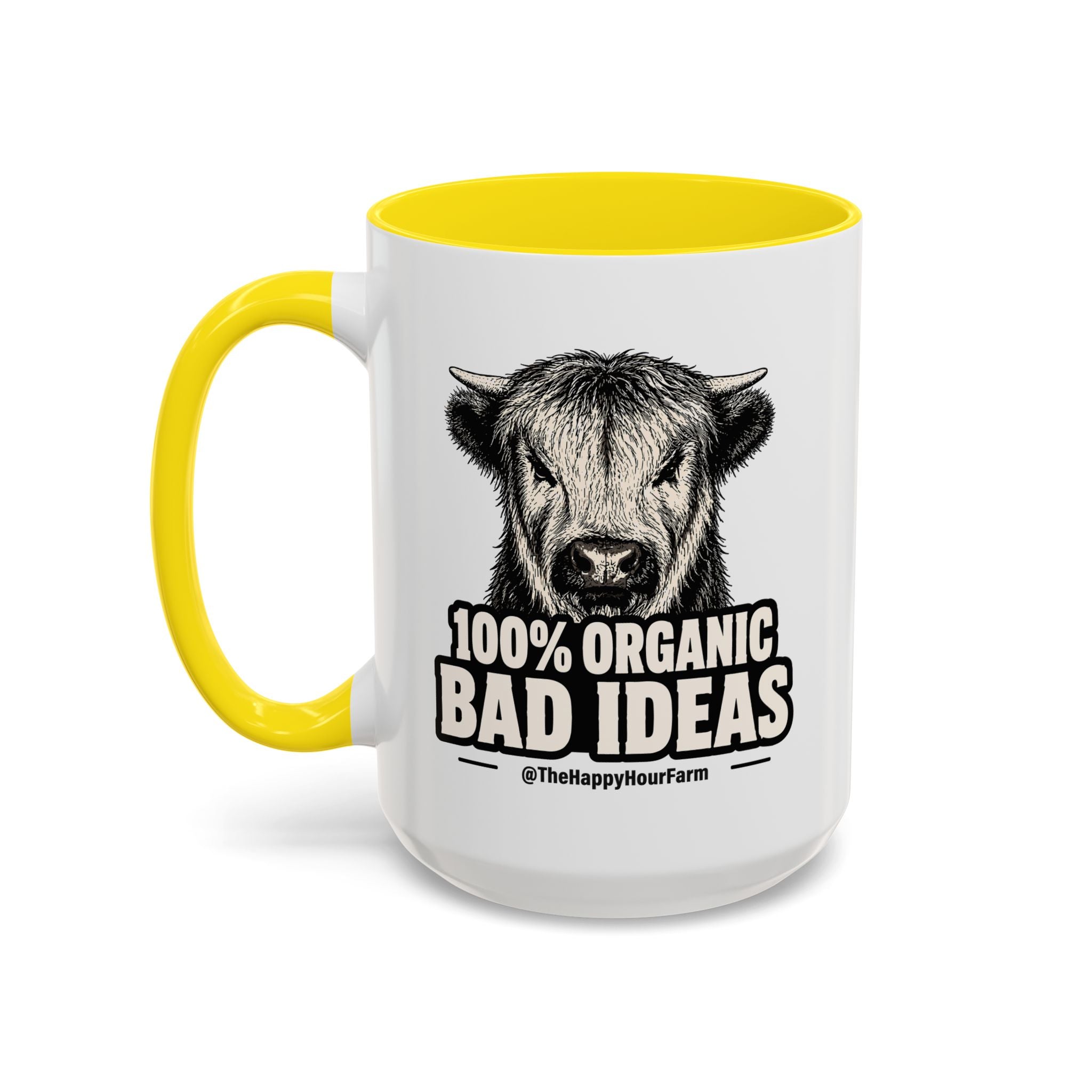 100% Organic Bad Ideas Coffee Mug