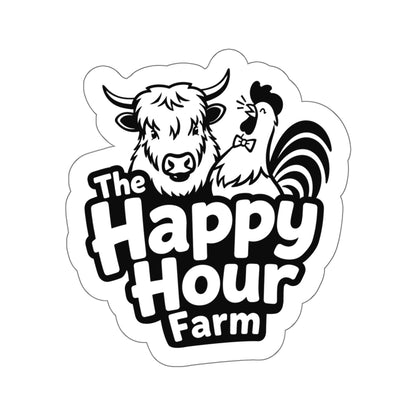 The Happy Hour Farm Logo 2 Sticker