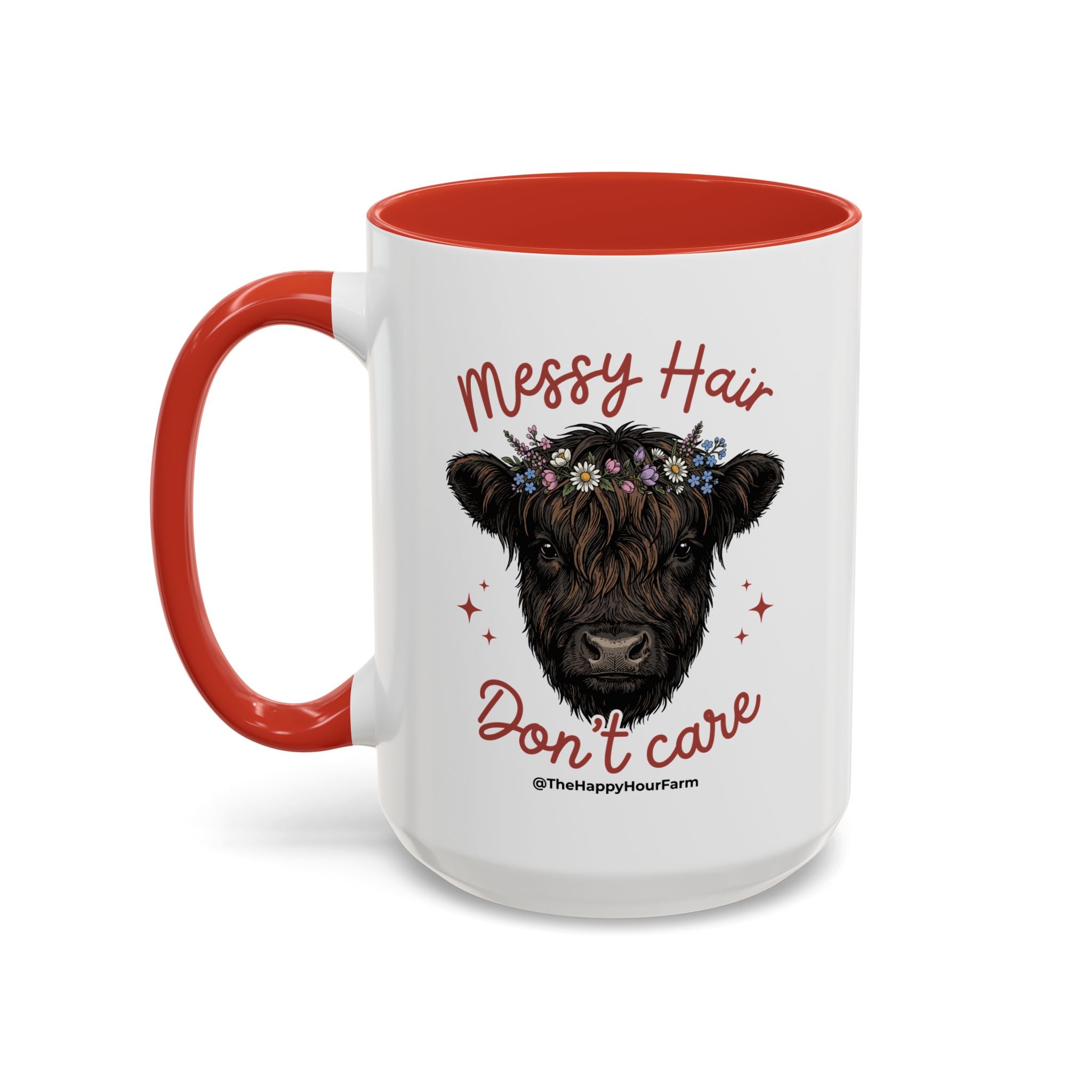 Messy Hair, Don't Care Coffee Mug