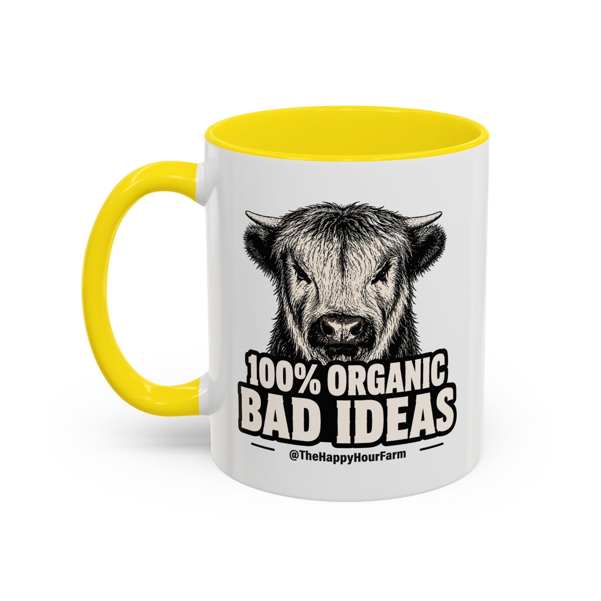 100% Organic Bad Ideas Coffee Mug