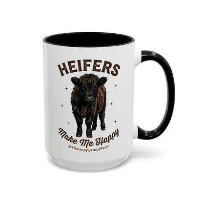 Heifers Make Me Happy Coffee Mug