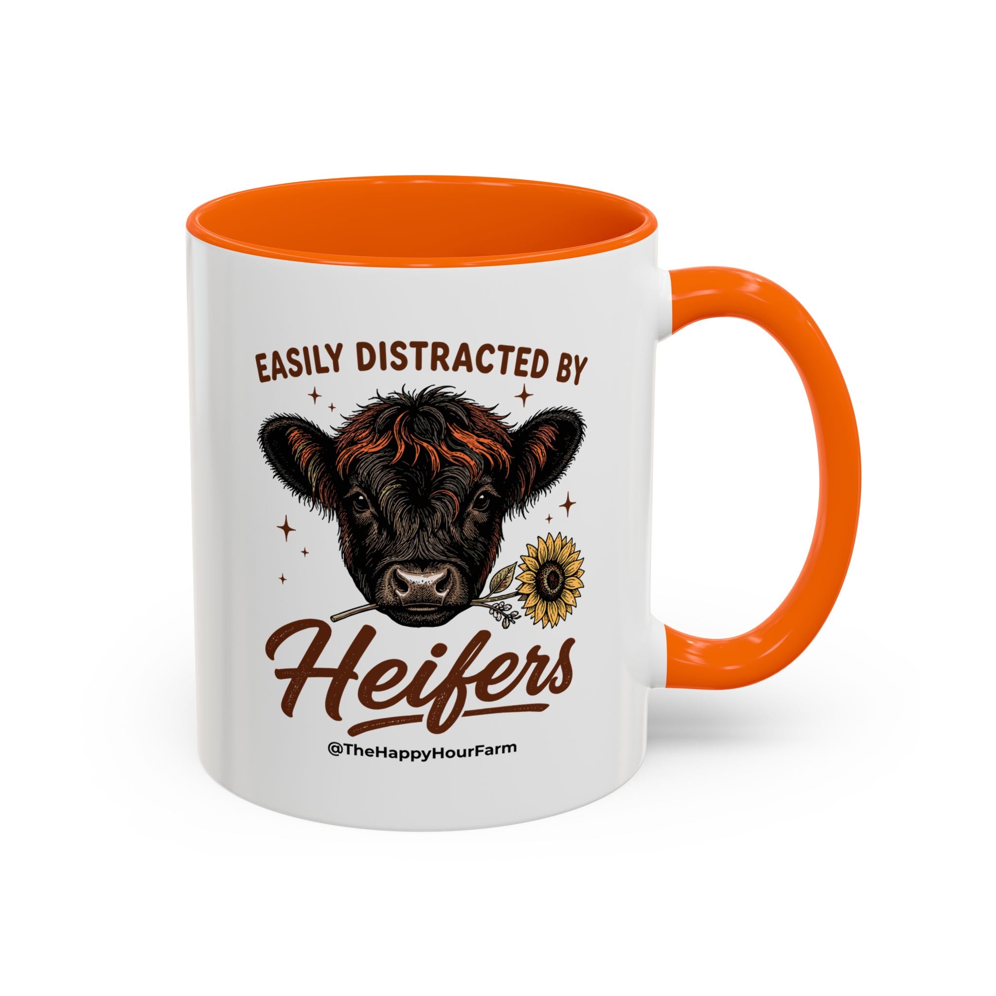 Easily Distracted by Heifer Coffee Mug