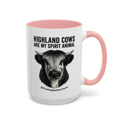 Highland Cows Are My Spirit Animal Coffee Mug