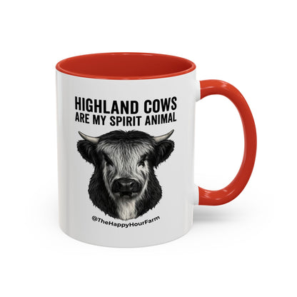 Highland Cows Are My Spirit Animal Coffee Mug