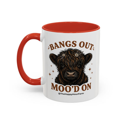 Bangs Out Moo'd On Coffee Mug