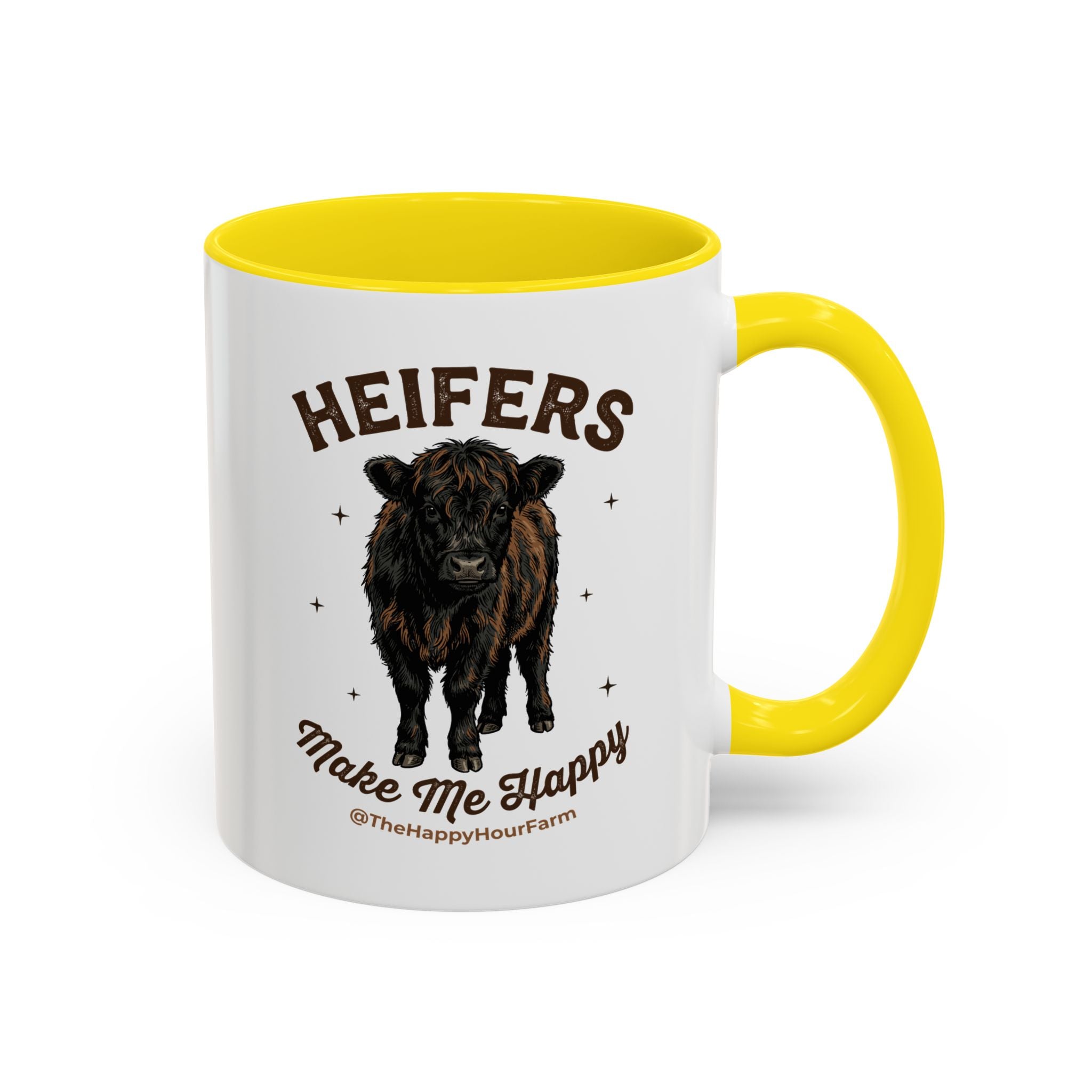 Heifers Make Me Happy Coffee Mug