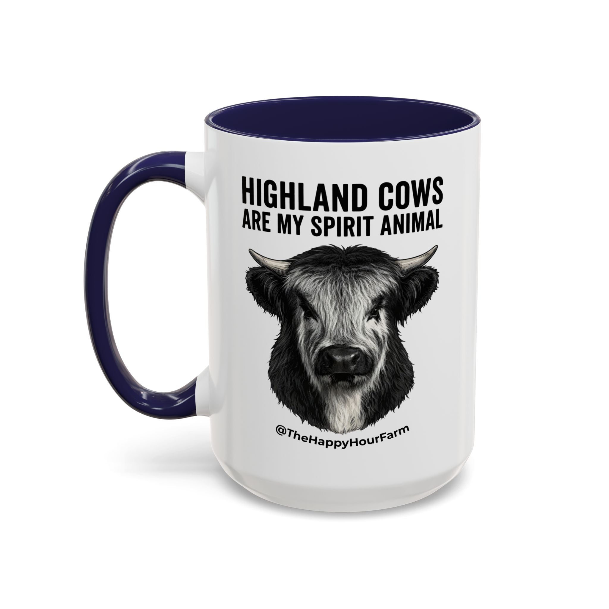 Highland Cows Are My Spirit Animal Coffee Mug