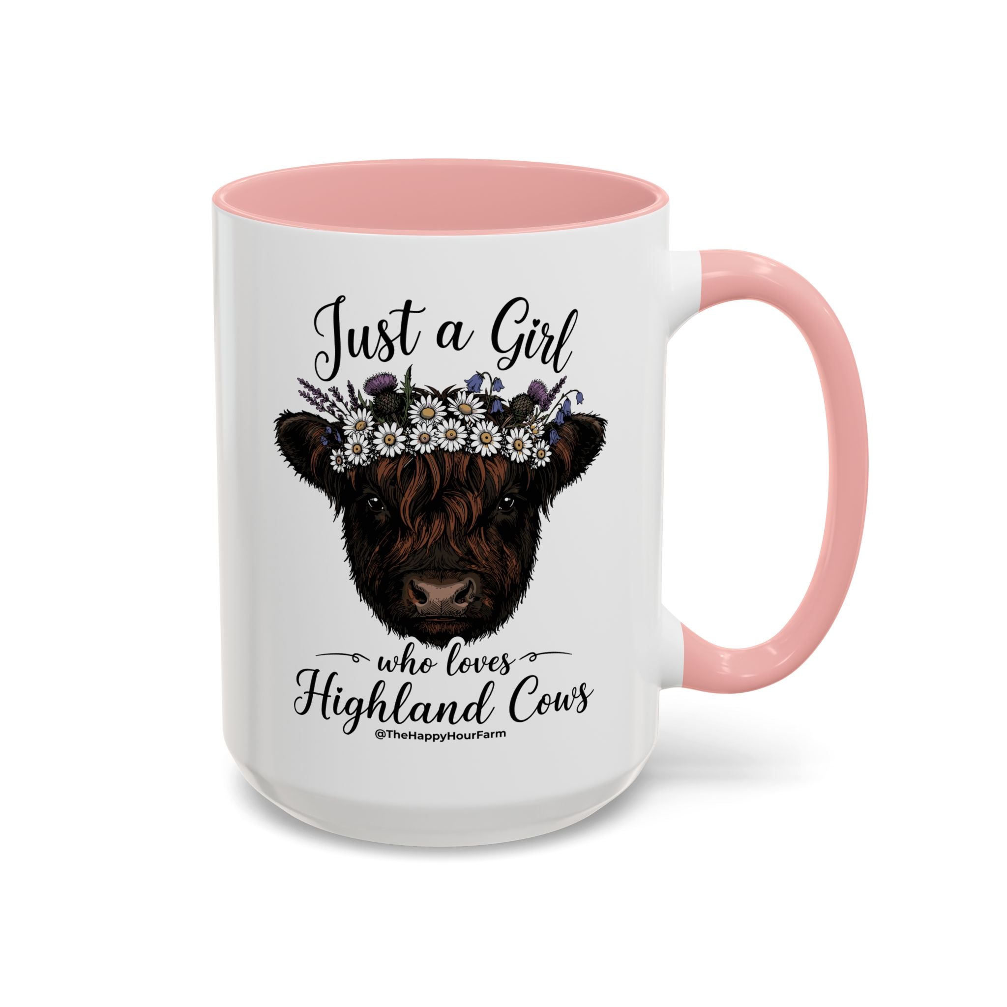Just a Girl Who Love Highland Cow Coffee Mug