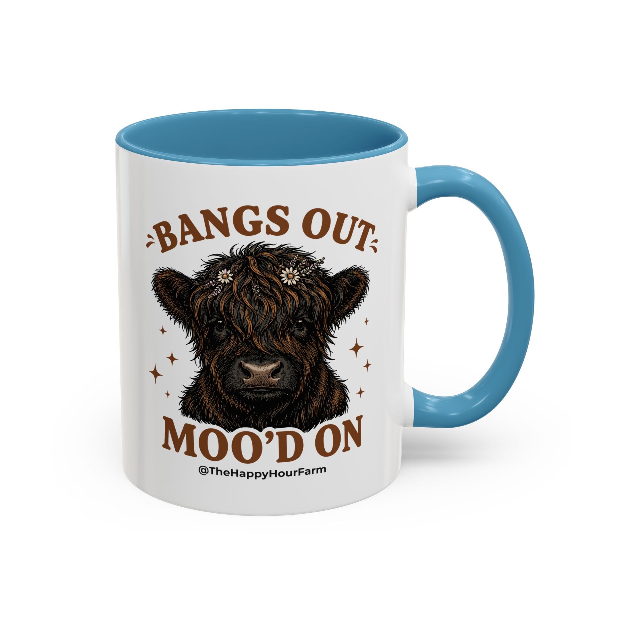 Bangs Out Moo'd On Coffee Mug