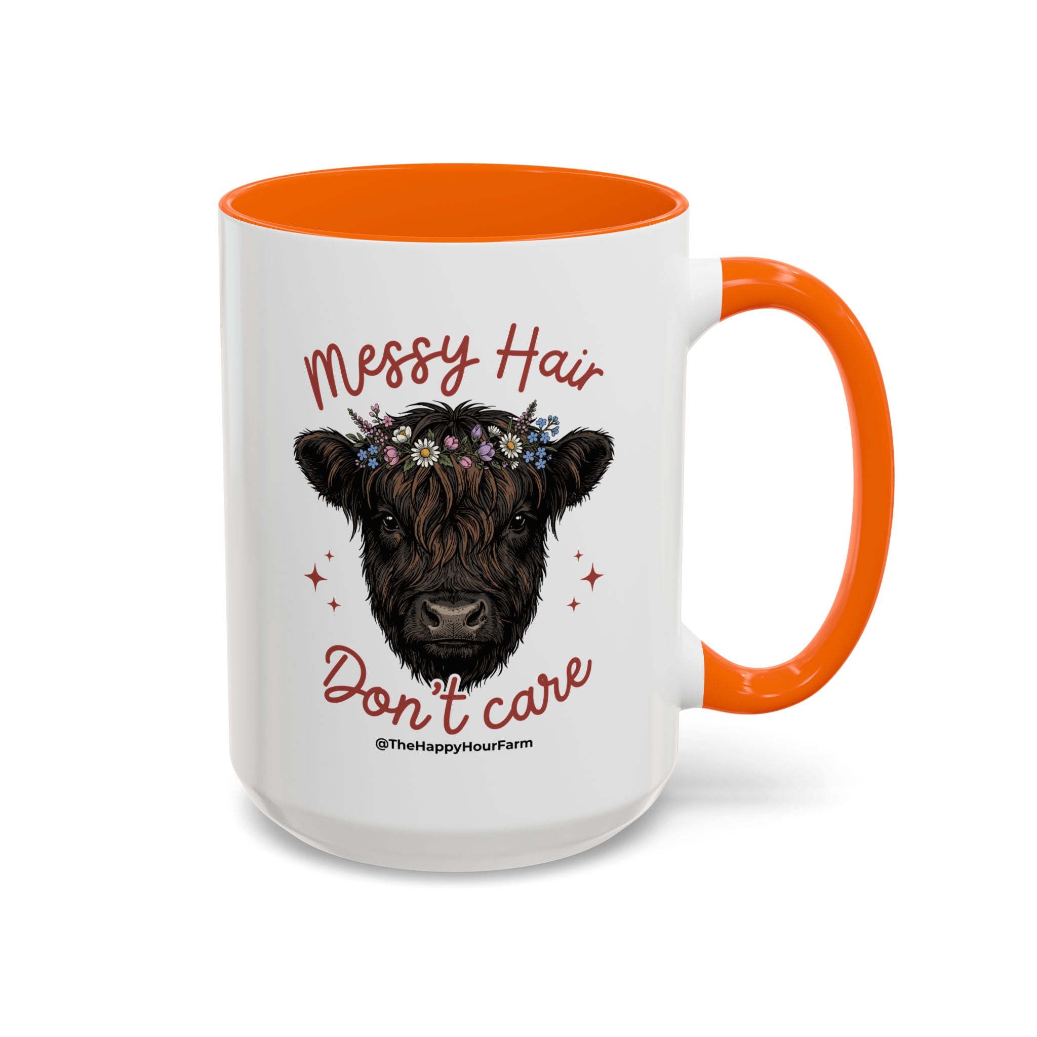 Messy Hair, Don't Care Coffee Mug