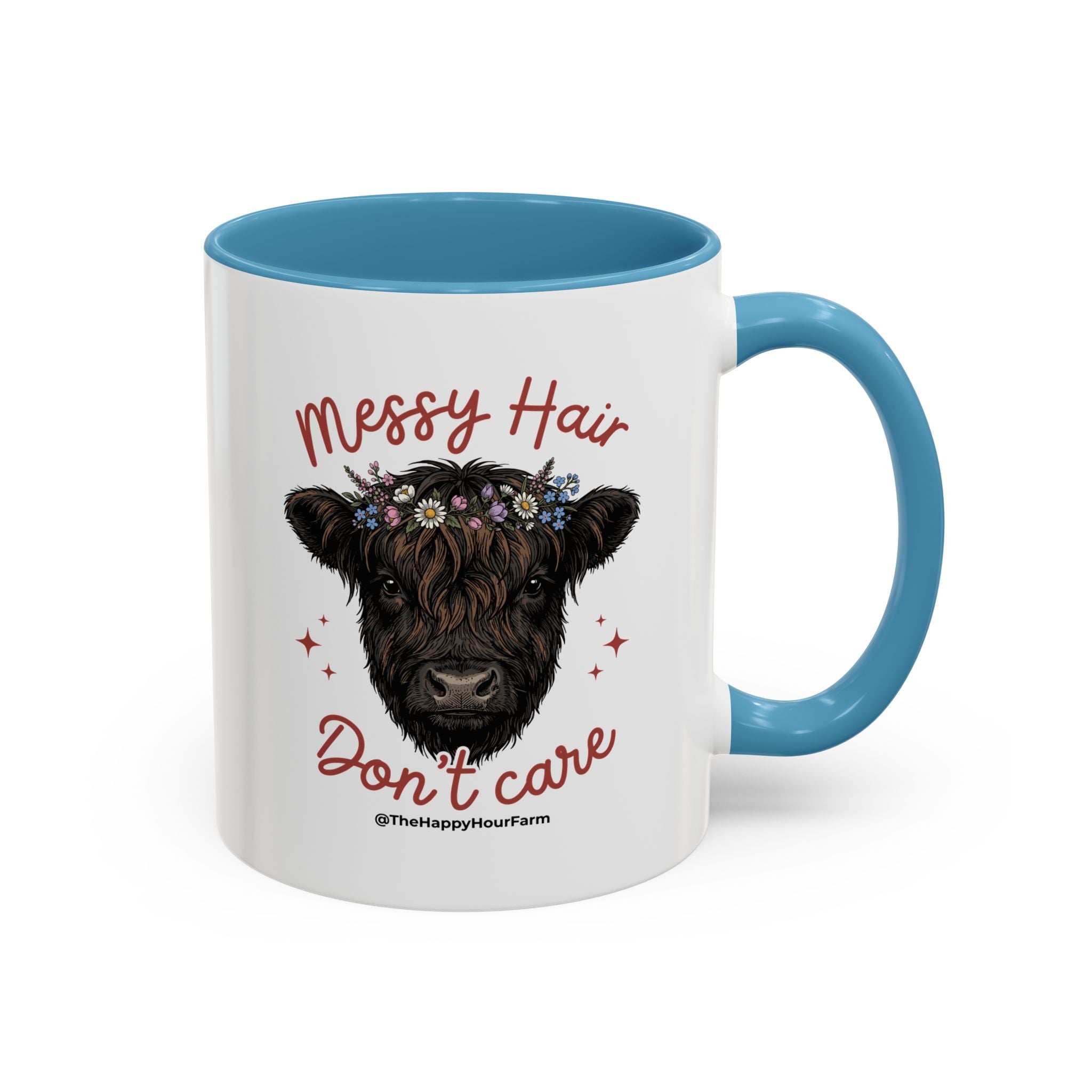 Messy Hair, Don't Care Coffee Mug