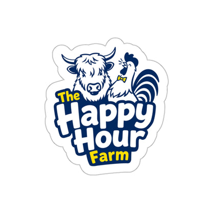 The Happy Hour Farm Logo 3 Sticker